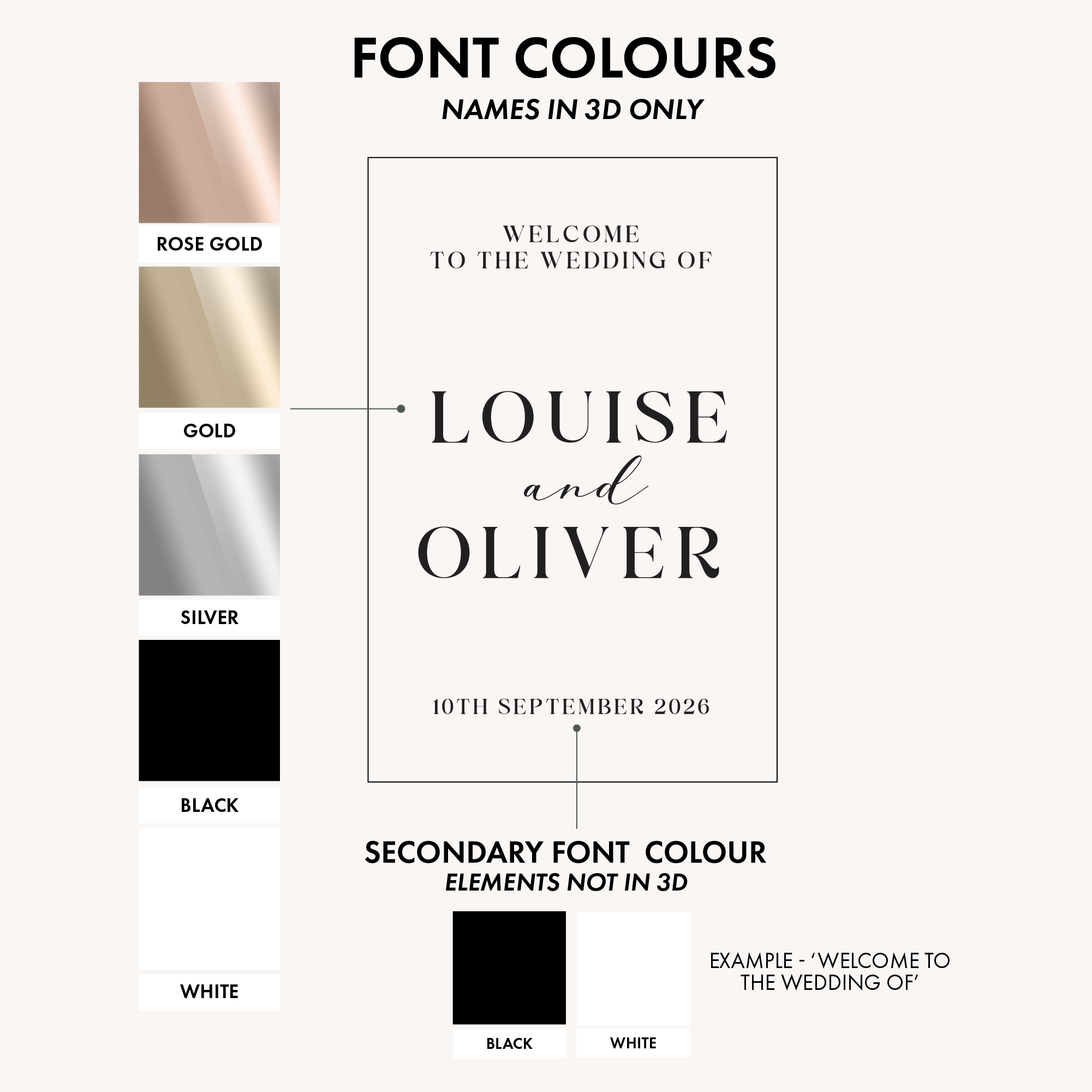 Wedding Welcome Sign