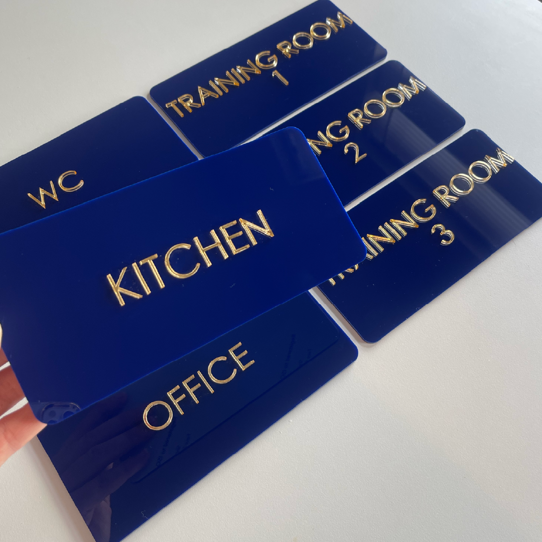 3D Acrylic Signs for Door Plaque