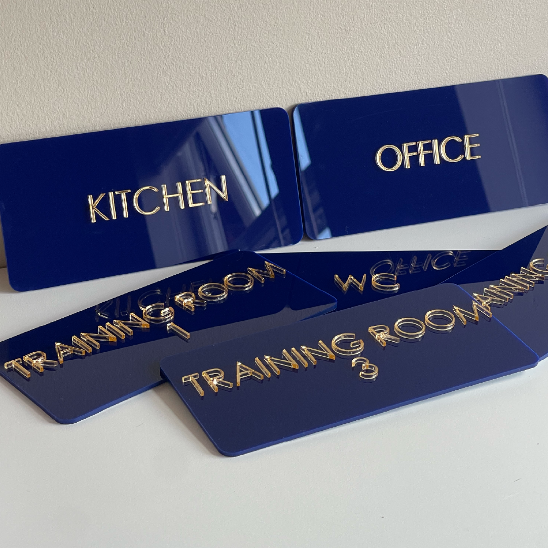 3D Acrylic Signs for Door Plaque