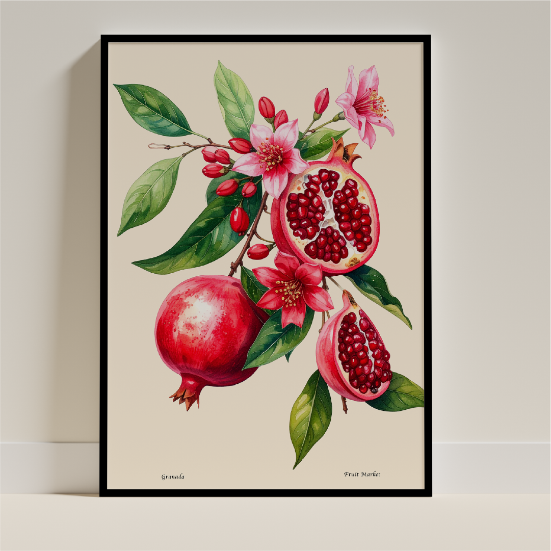 Granada - Fruit Market Print