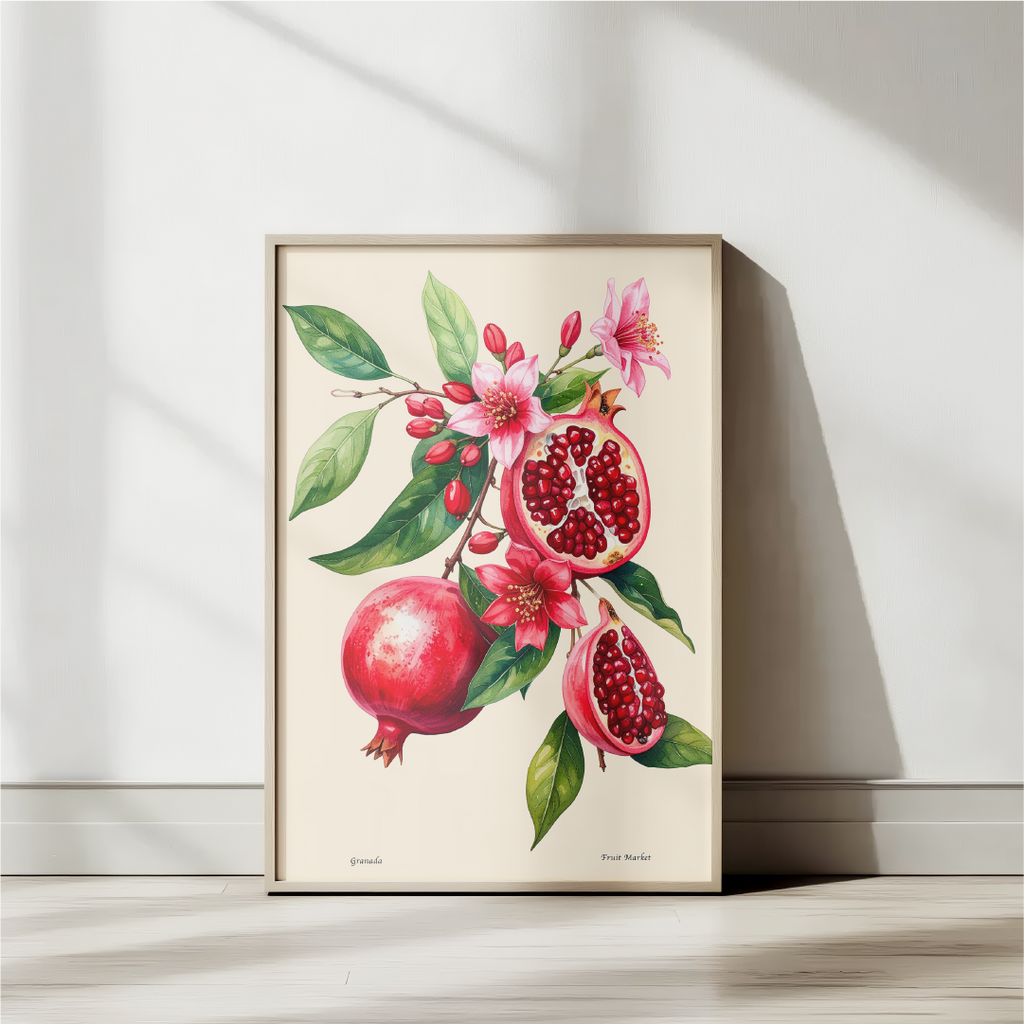 Granada - Fruit Market Print