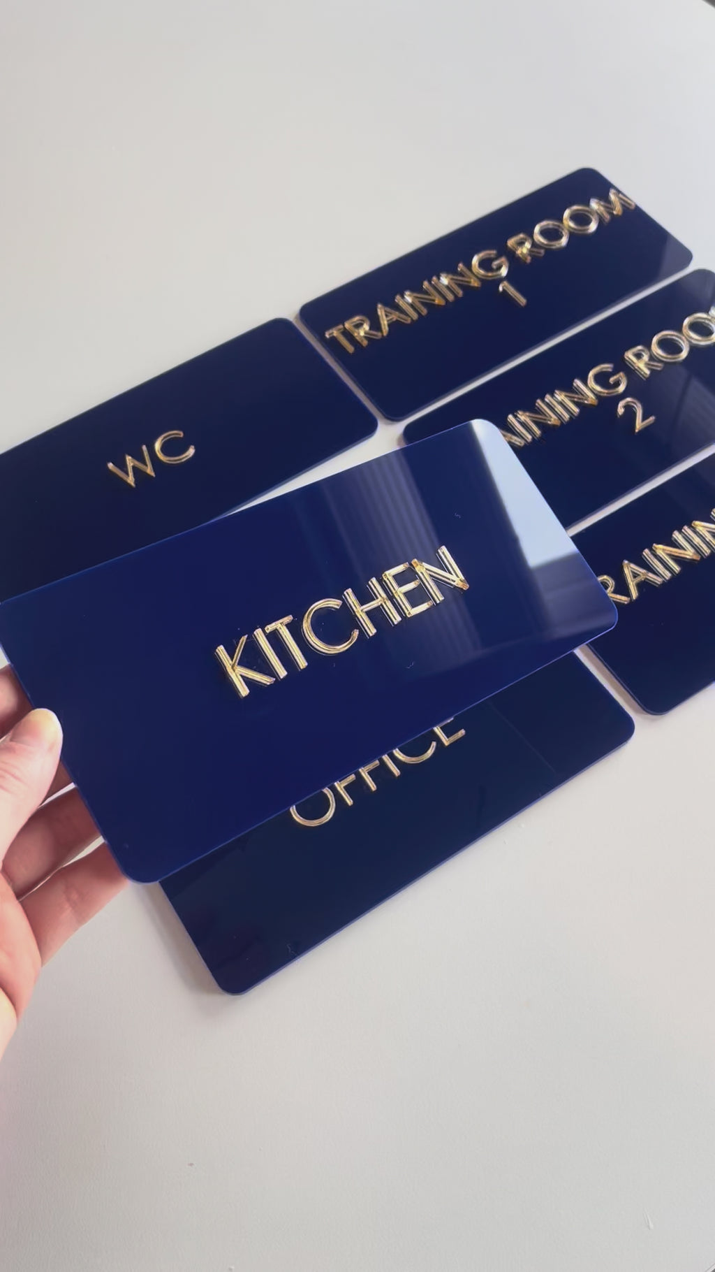 3D Acrylic Signs for Door Plaque