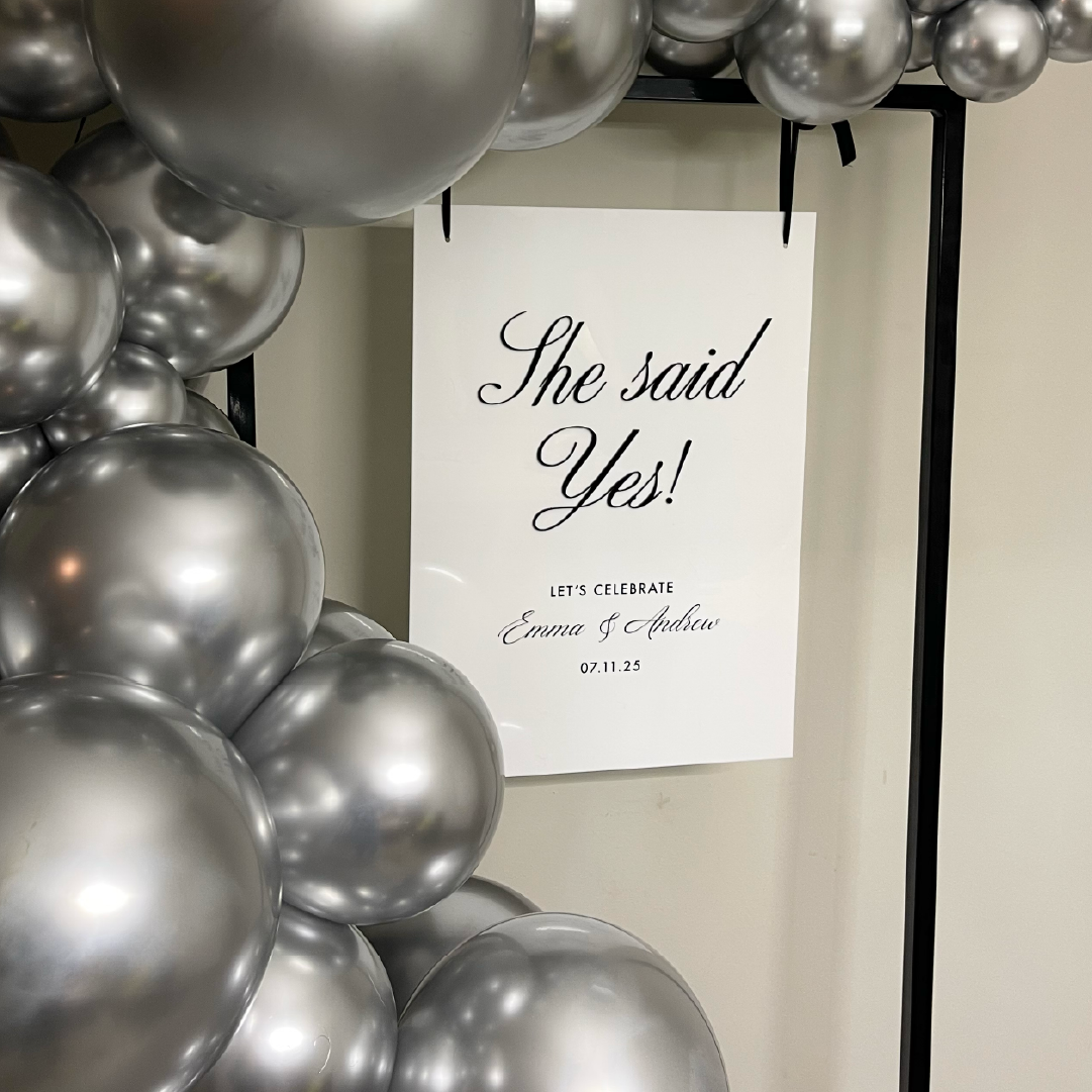 Engagement Welcome Sign